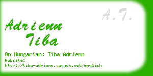 adrienn tiba business card
